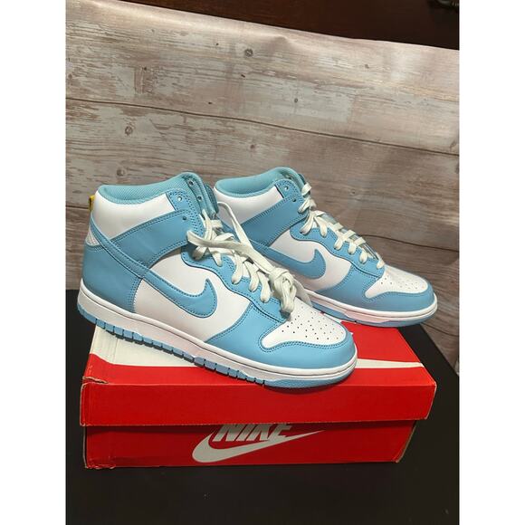 Men’s Nike dunk retro high chill blue 9.5 - Picture 4 of 8